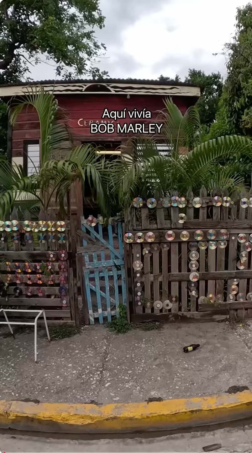 ¿Cómo era la casa de BOB MARLEY?